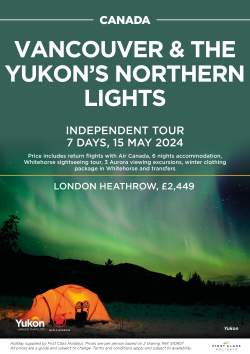 Vancouver & the Yukon’s Northern Lights