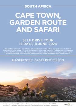 Cape Town, Garden Route and Safari