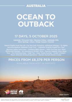 Ocean to Outback October 2025 