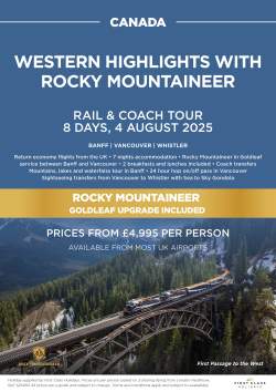 Western Highlights with Rocky Mountaineer August 2025