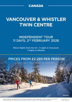Vancouver & Whistler twin centre February 2026