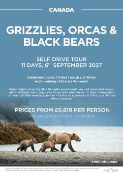Grizzlies, Orcas & Black Bears September 2027