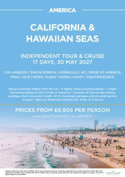 California & Hawaiian Seas May 2027