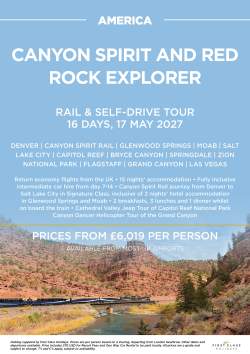 Canyon Spirit and Red Rock Explorer May 2027