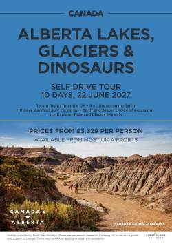Alberta Lakes, Glaciers & Dinosaurs June 2027