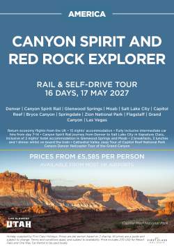 Canyon Spirit and Red Rock Explorer - May 2027