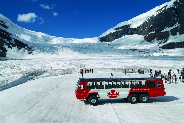 Ice Explorer on the Athabasca Glacier