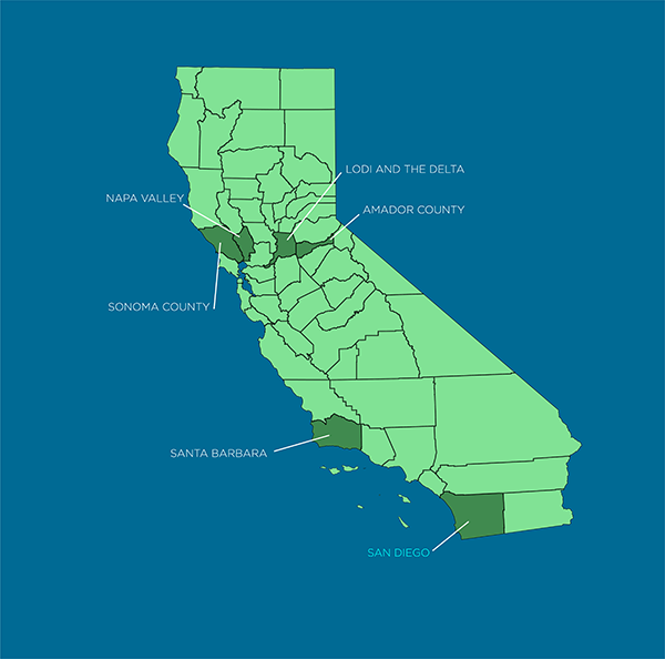 California Wine Regions 