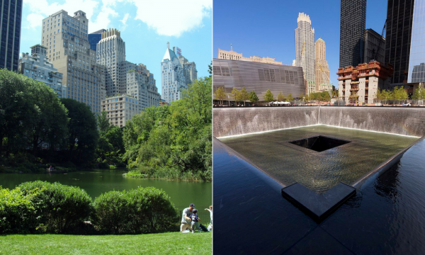 Central Park and 9/11 Memorial