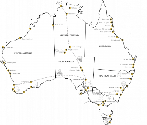 Australia Map 