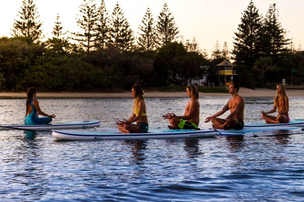 Credit:SUP Yoga, Gold Coast, Queensland