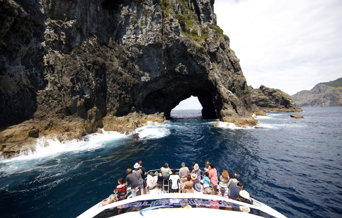 Optional Hole in the Rock Cruise at the Bay of Islands