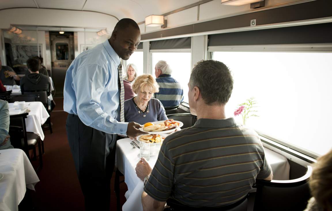 Dining onboard
