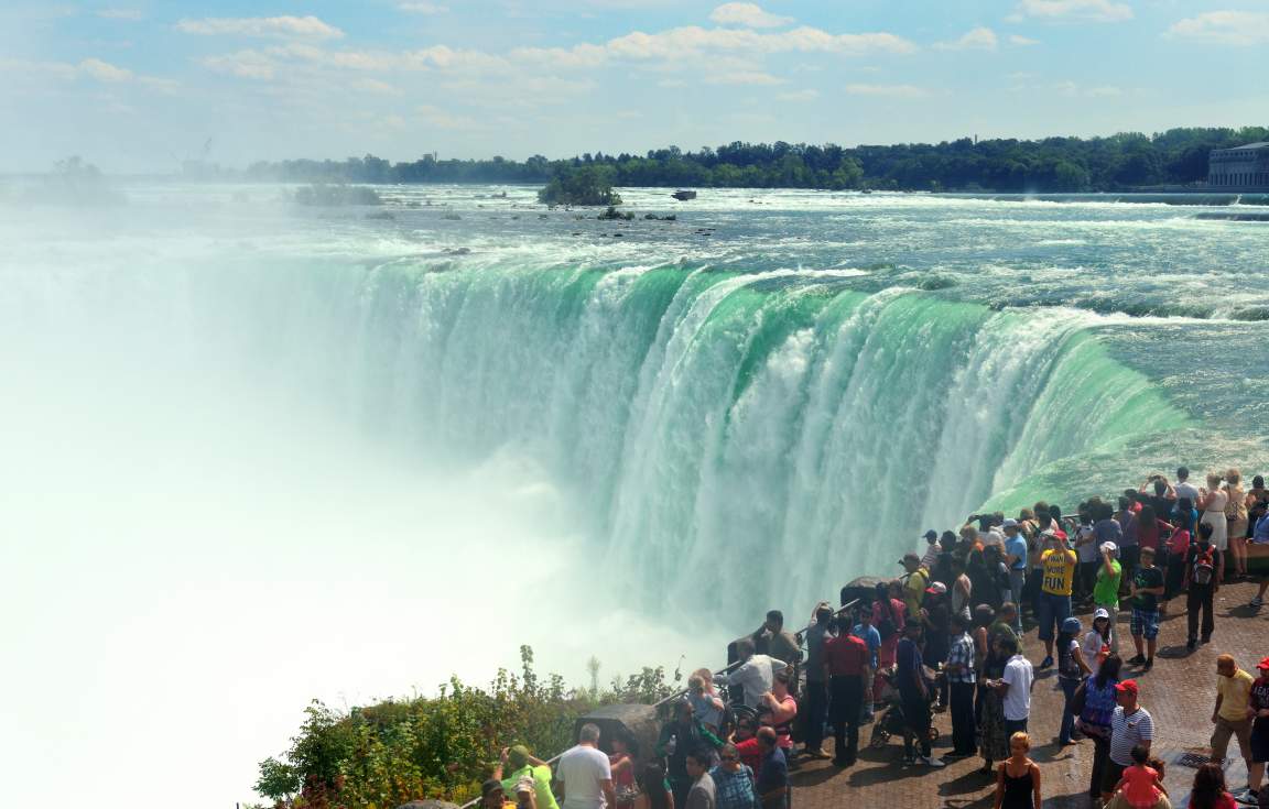 Get up close to the falls