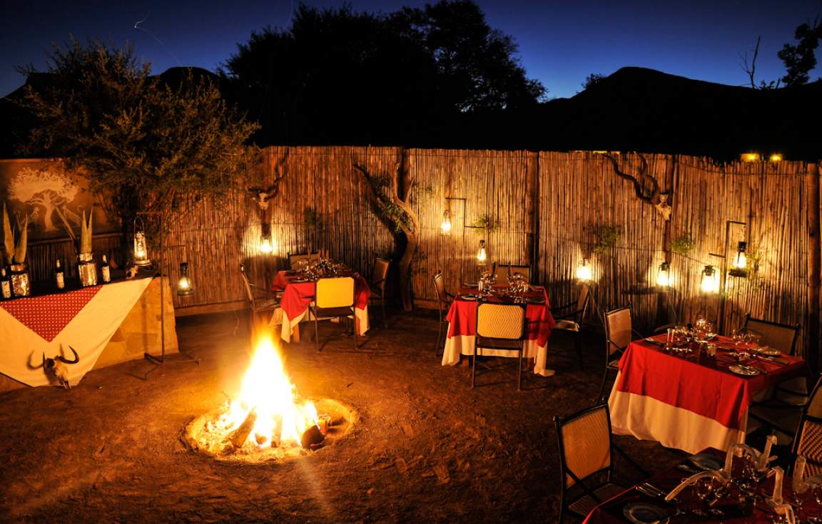 Dinner at Karoo Lodge 