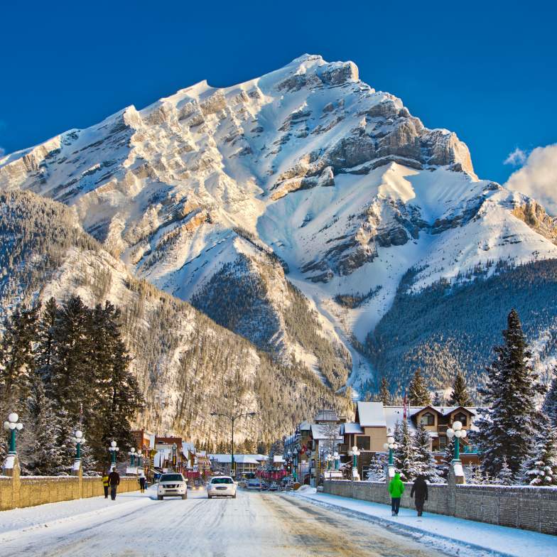 banff tour winter