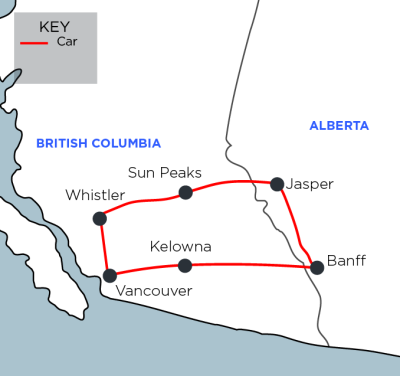 Peaks and Grapes map