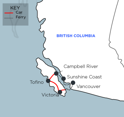 Sunshine & Pacific Coast Drive map