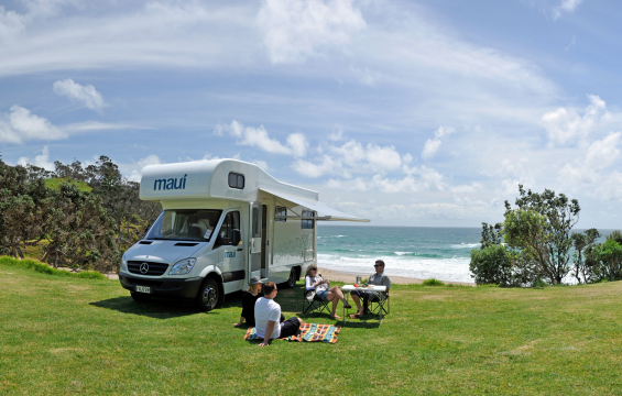 Stopping for lunch is easy.