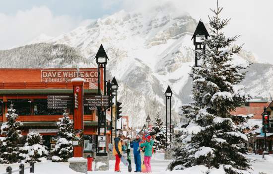 Banff Village Winter